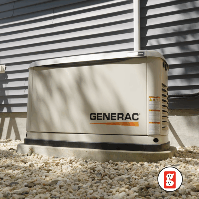 installed generac generator