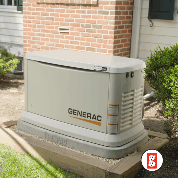 installed generac generator