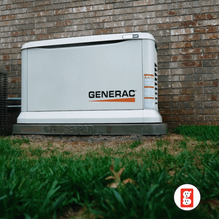 installed generac generator