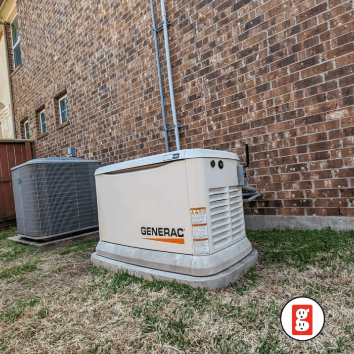 installed generac generator