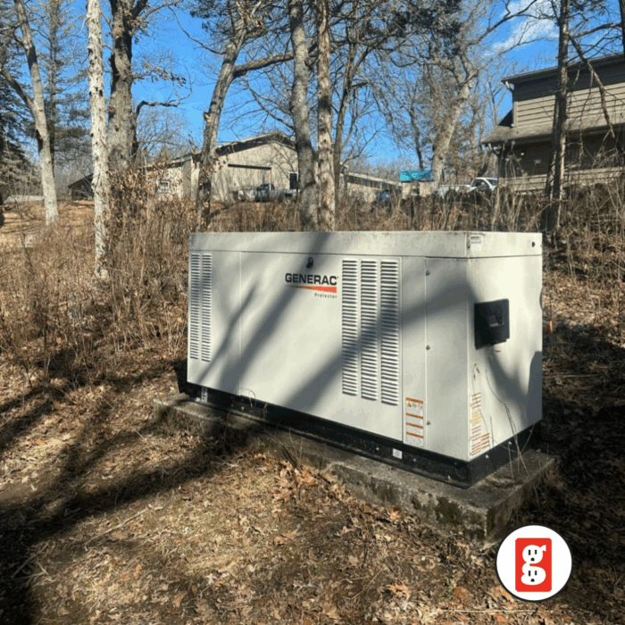 Liquid-Cooled Generac Generator Install Photos